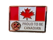 Proud to Be Canadian Pin